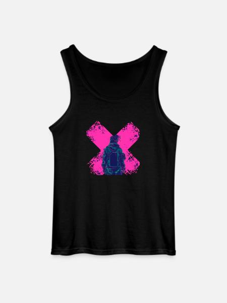 Punk fighter - Gildan Men’s Tank Top - black