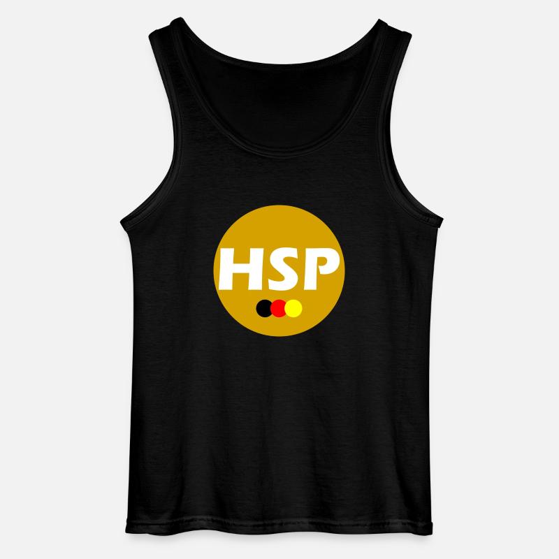 HSP - Gildan Männer Tank Top - Schwarz