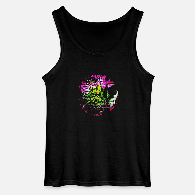 Graffiti - Gildan Männer Tank Top - Schwarz