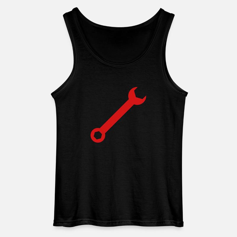 Schraubenschlüssel 3 - Gildan Männer Tank Top - Schwarz