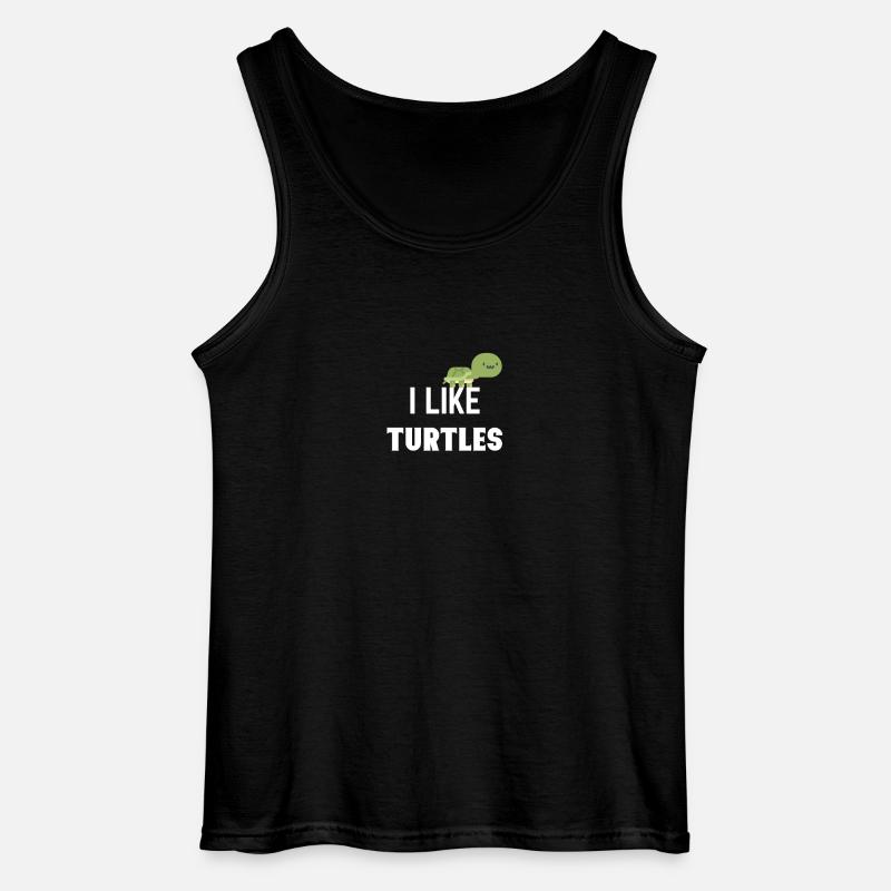 Turtles - Gildan Männer Tank Top - Schwarz