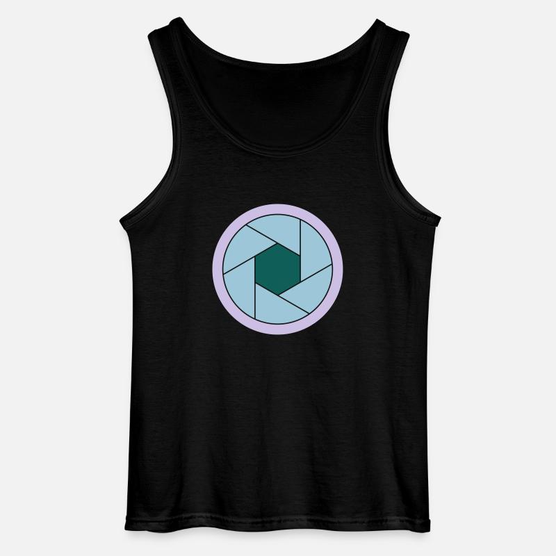 Blende - Gildan Männer Tank Top - Schwarz