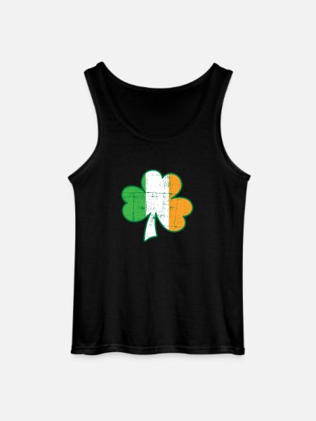 Irish flag uk - Gildan Men’s Tank Top - black