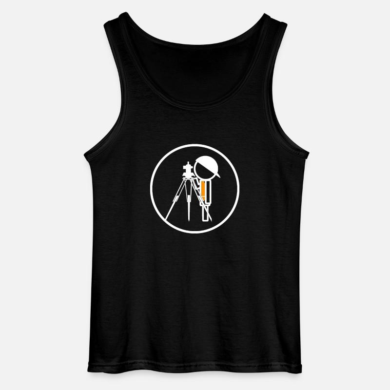 Vermesser - Gildan Männer Tank Top - Schwarz