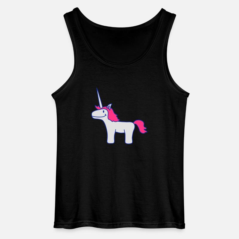 Unicorn - Gildan Männer Tank Top - Schwarz