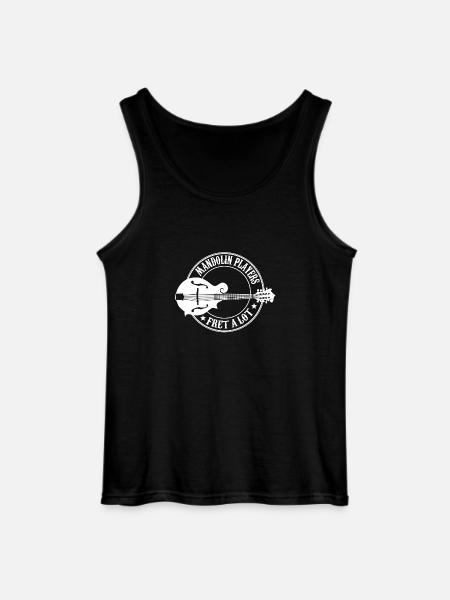 mandolin player - Gildan Men’s Tank Top - black