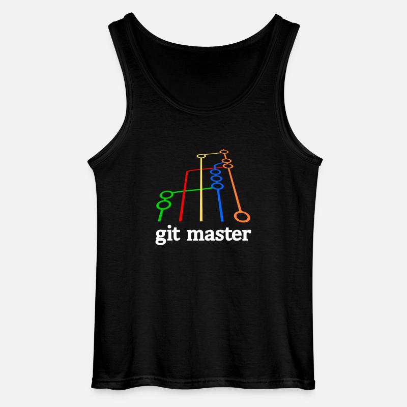 git master vWhite - Débardeur Gildan Homme - noir