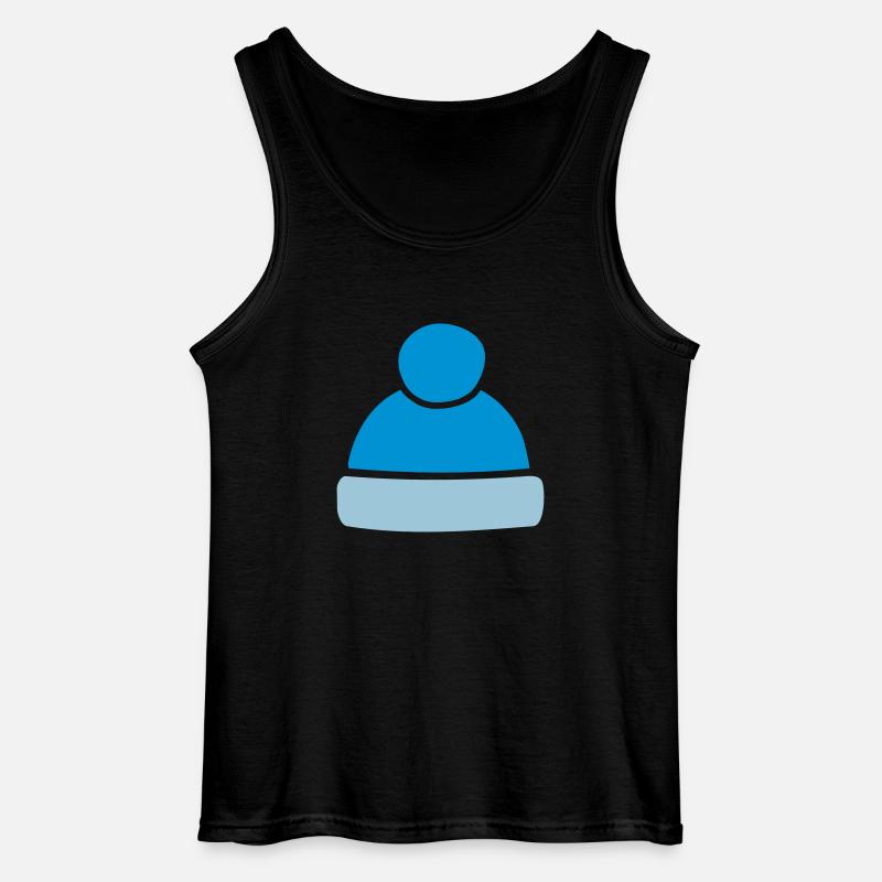 Mütze - Gildan Männer Tank Top - Schwarz