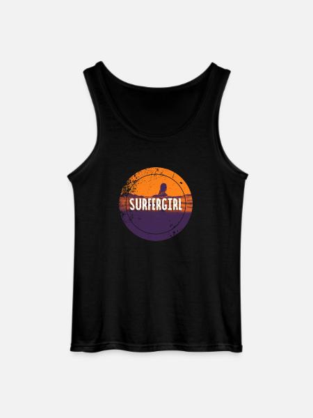 SURFERGIRL - Gildan Männer Tank Top - Schwarz