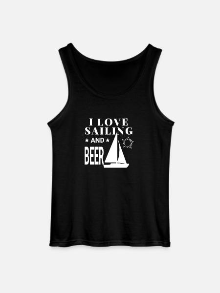 Sejl - Gildan tanktop til mænd - sort