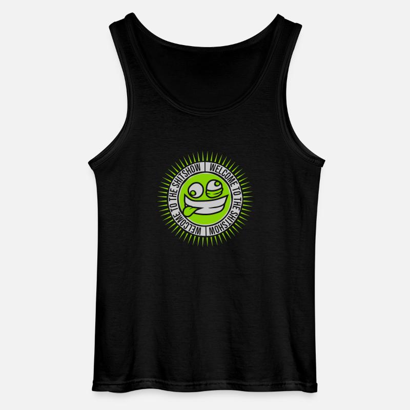 Face Crazy Shitshow - Gildan Men’s Tank Top - black