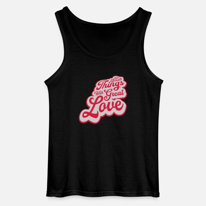Zitat do small things - Gildan Männer Tank Top - Schwarz