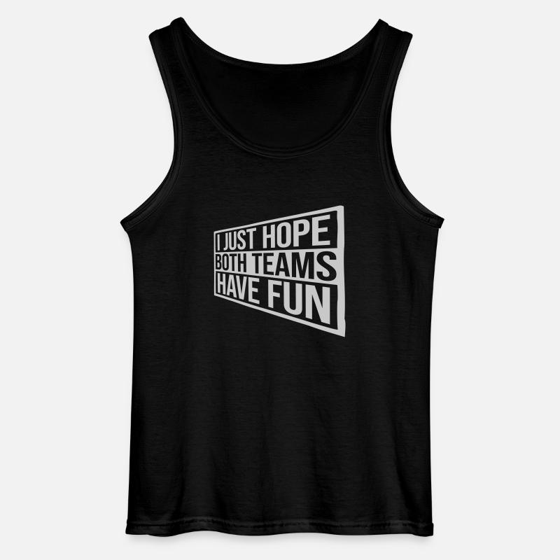 Both Teams Have Fun - Gildan Männer Tank Top - Schwarz