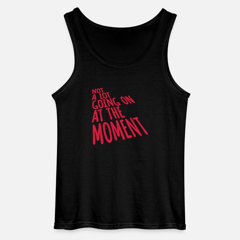 Not much going on - Gildan Männer Tank Top - Schwarz