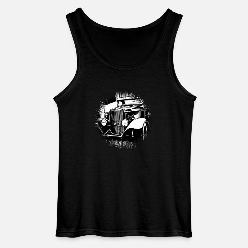 Auto - Gildan Männer Tank Top - Schwarz