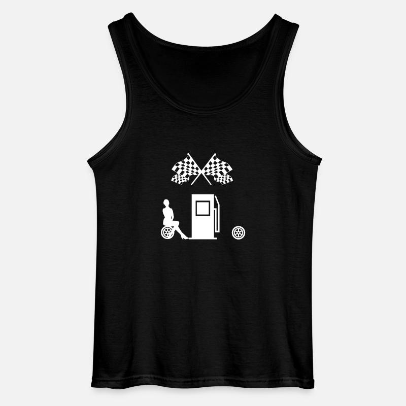 Auto - Gildan Männer Tank Top - Schwarz