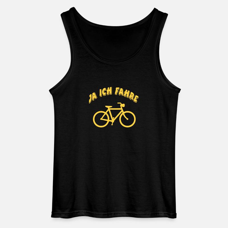 Fahrrad - Gildan Männer Tank Top - Schwarz
