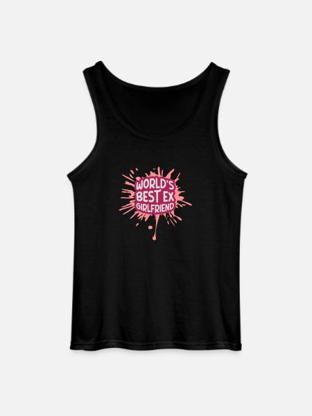 World's Best Ex Girlfriend - Gildan Men’s Tank Top - black