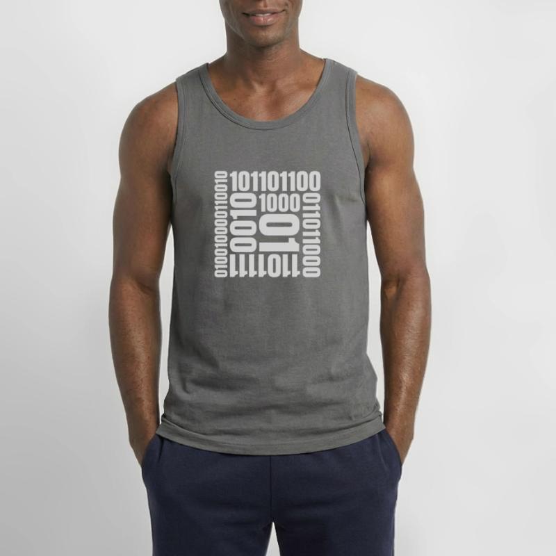 Binary Code Program Language Gildan Men’s Tank Top
