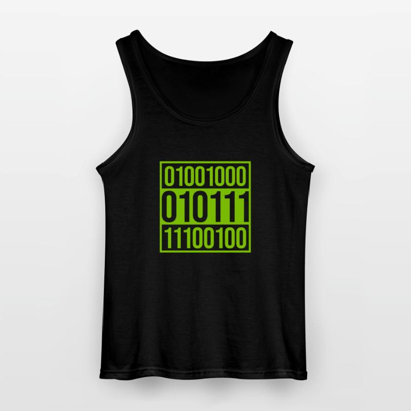 Binary Code Program Language Gildan Men’s Tank Top