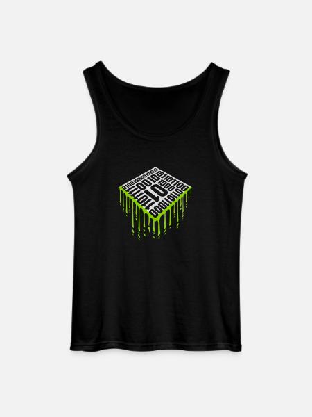 Binär Code Programm Sprache - Gildan Männer Tank Top - Schwarz