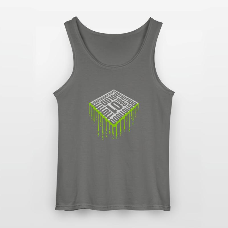 Binary Code Program Language Gildan Men’s Tank Top