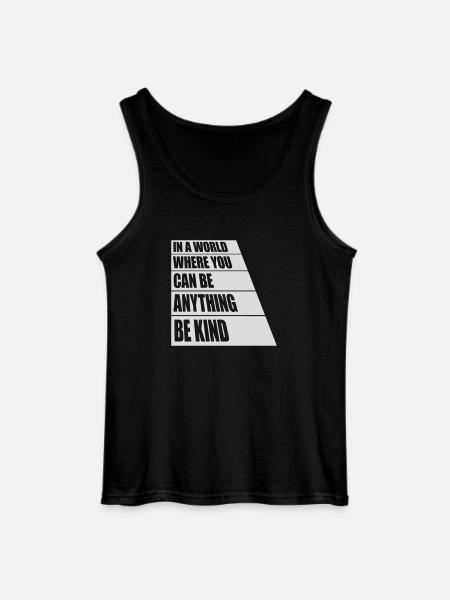 you can be kind - Gildan Men’s Tank Top - black