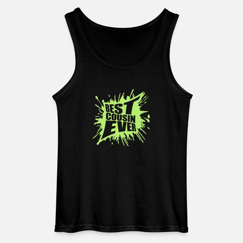 best cousin ever Zitat - Gildan Männer Tank Top - Schwarz