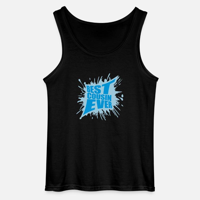 best cousin ever Zitat - Gildan Männer Tank Top - Schwarz