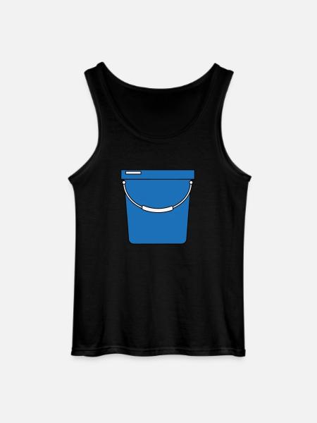 Eimer - Gildan Männer Tank Top - Schwarz