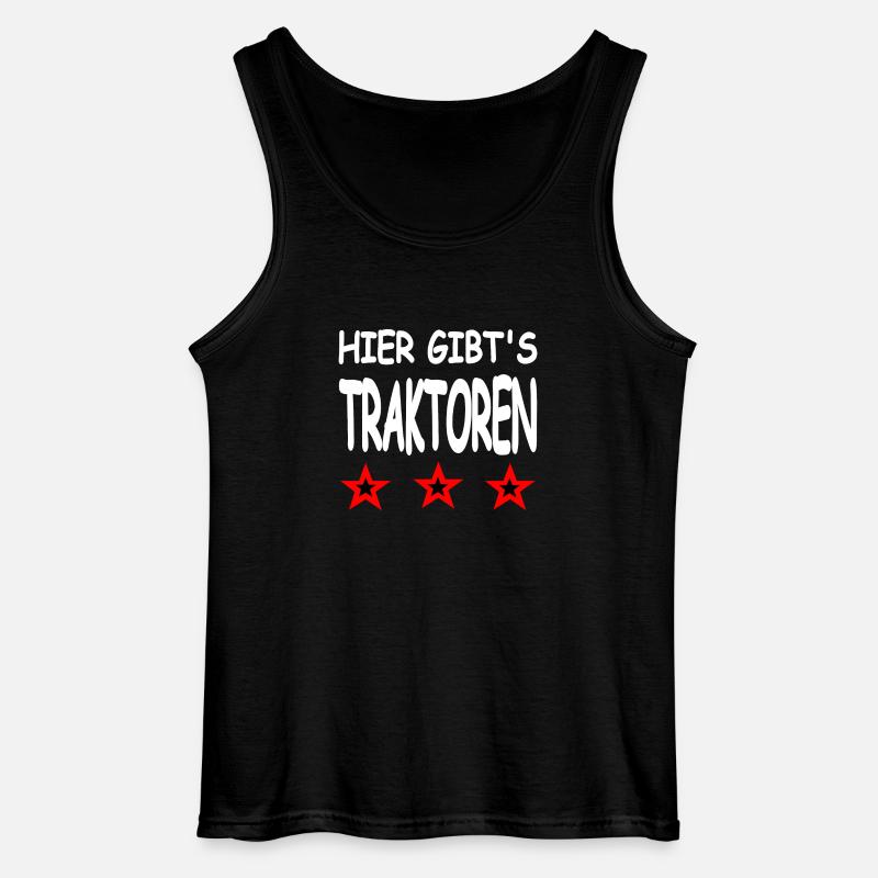 Traktoren - Gildan Männer Tank Top - Schwarz