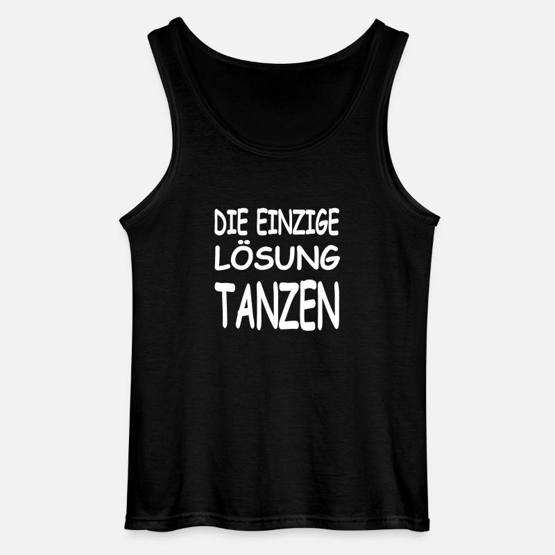 Tanzen - Gildan Männer Tank Top - Schwarz