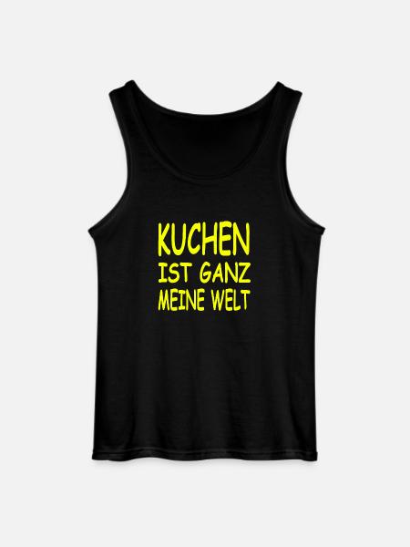 Kuchen - Gildan Männer Tank Top - Schwarz