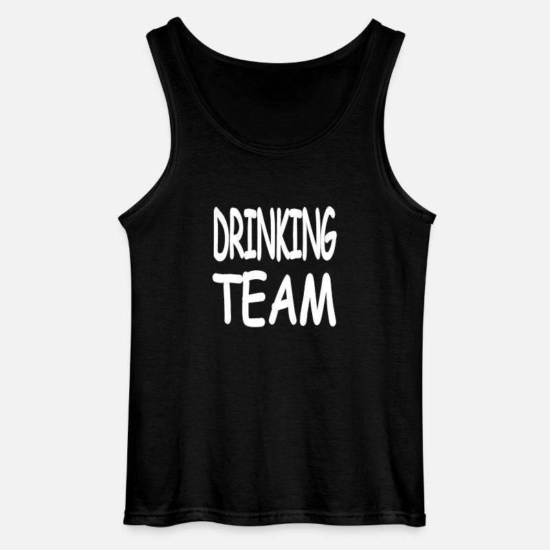 Bier - Gildan Männer Tank Top - Schwarz