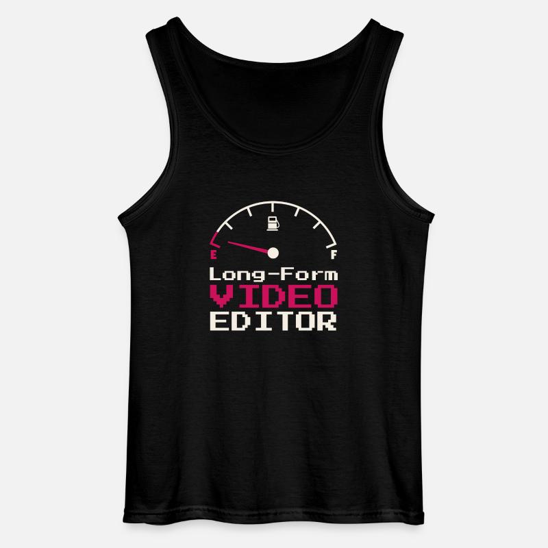 Video-Editor - Gildan Männer Tank Top - Schwarz