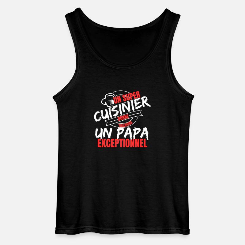 KOCH-DAD - Gildan Männer Tank Top - Schwarz