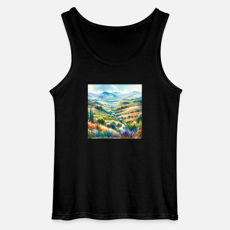 group1 3 - Gildan Männer Tank Top - Schwarz