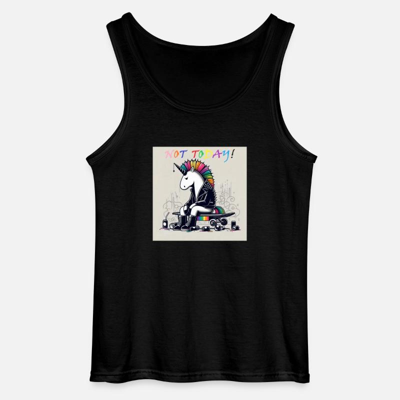 Keine Motivation - Gildan Männer Tank Top - Schwarz