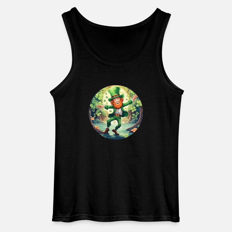 Danse trèfle de la Saint-Patrick - Débardeur Gildan Homme - noir