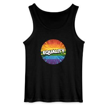 LGBTQ Equality - Gildan Männer Tank Top - Schwarz - Vorne - AI Model Male 185 dark (185cm)