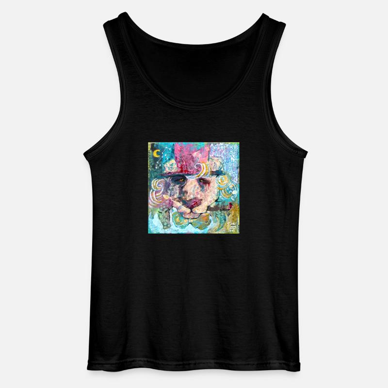 Amigo Löwe - Gildan Männer Tank Top - Schwarz