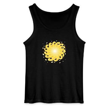 Sonne im Zenit - Gildan Männer Tank Top - Schwarz - Vorne - AI Model Male 185 dark (185cm)