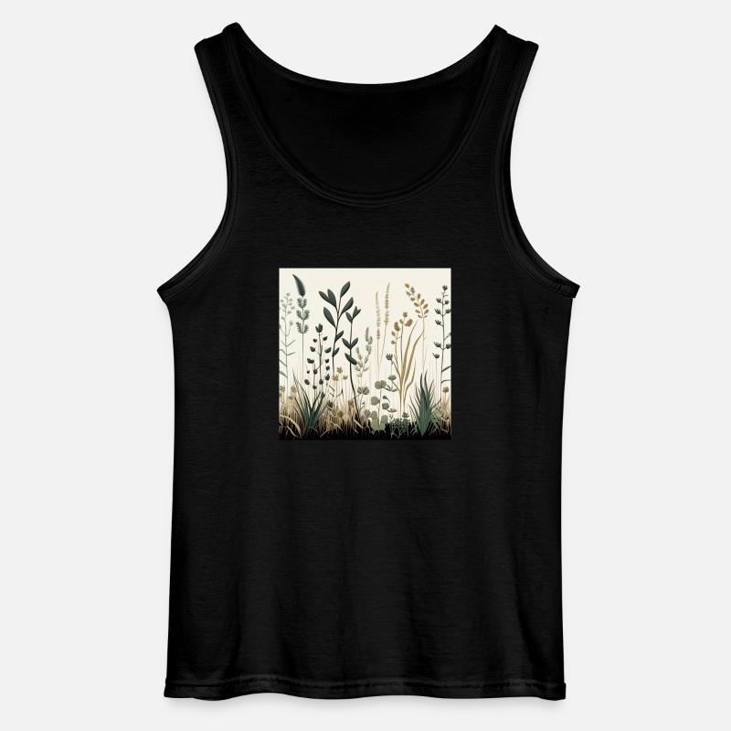 Meadow Mingle - Gildan Männer Tank Top - Schwarz