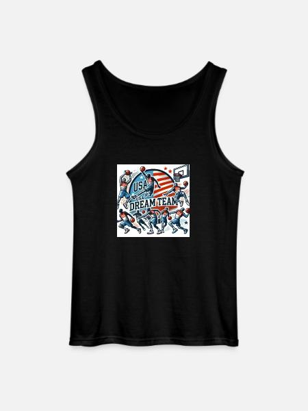 DreamTeam - Gildan Männer Tank Top - Schwarz