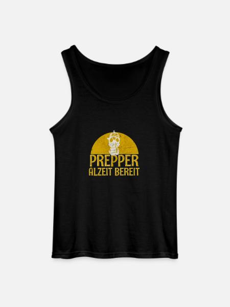 Prepper - Gildan Männer Tank Top - Schwarz