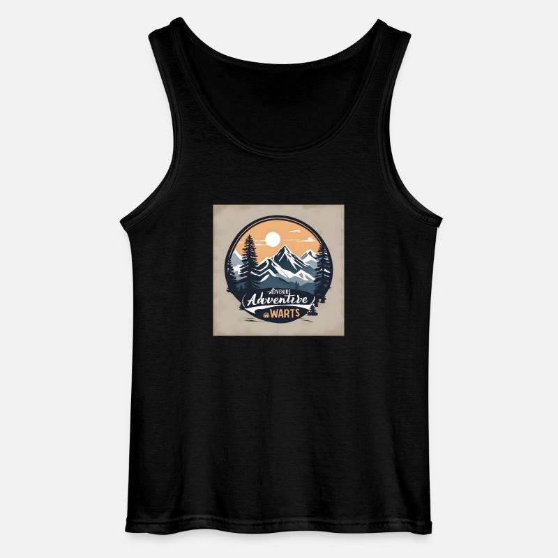 Mountain Warts - Gildan Männer Tank Top - Schwarz