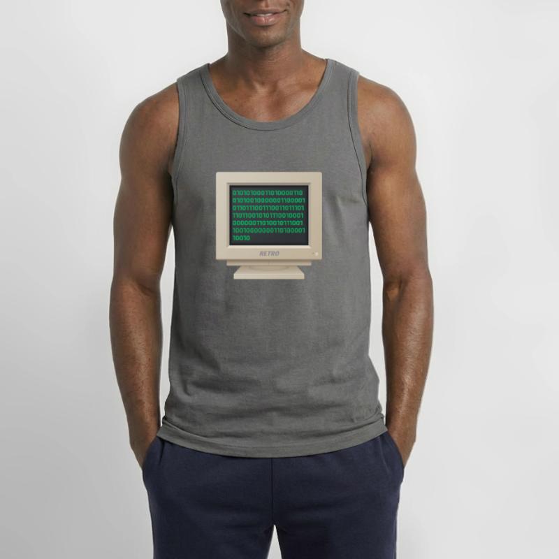 CRT - Binary Code Gildan Men’s Tank Top