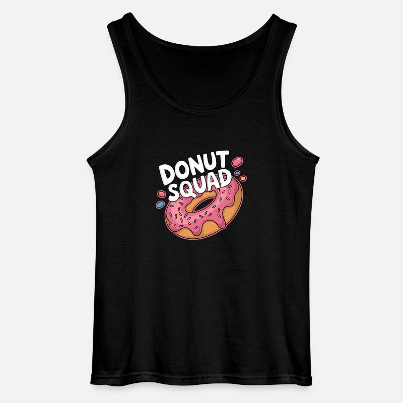 Donut Squad Donuts Doughnut - Gildan Männer Tank Top - Schwarz
