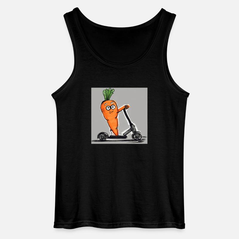 Karotten schwelgen - Gildan Männer Tank Top - Schwarz