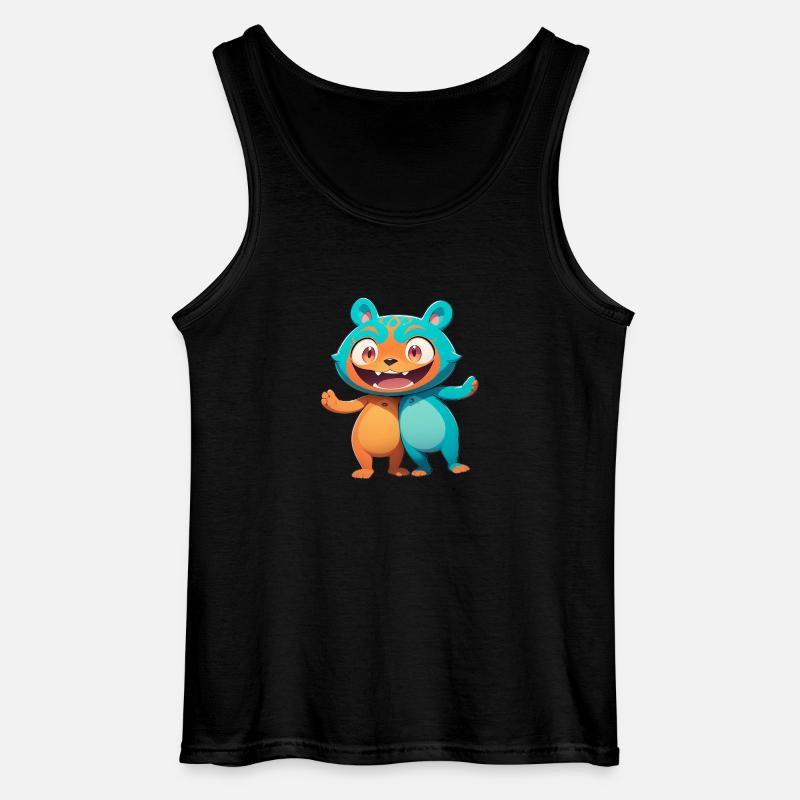 Waldmonster 0790895 - Gildan Männer Tank Top - Schwarz
